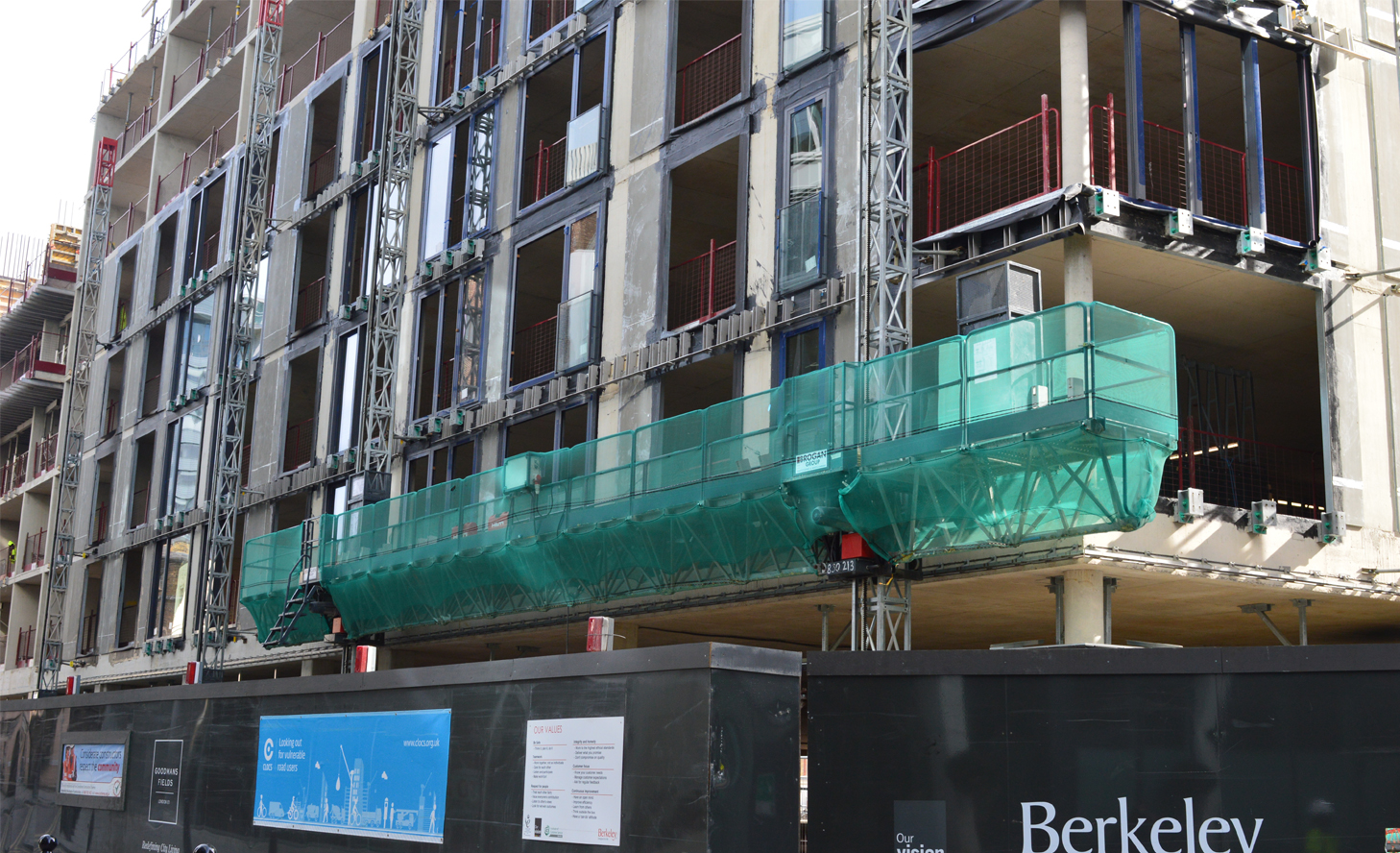 Goodmans Field Mast Climber Access